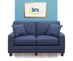 Palisades Navy Blue Loveseat -Best Furniture Store 810659257 A0 2