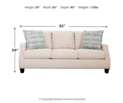 Cullendale Sandstone Cream Sofa -Best Furniture Store 810669843 A0 3