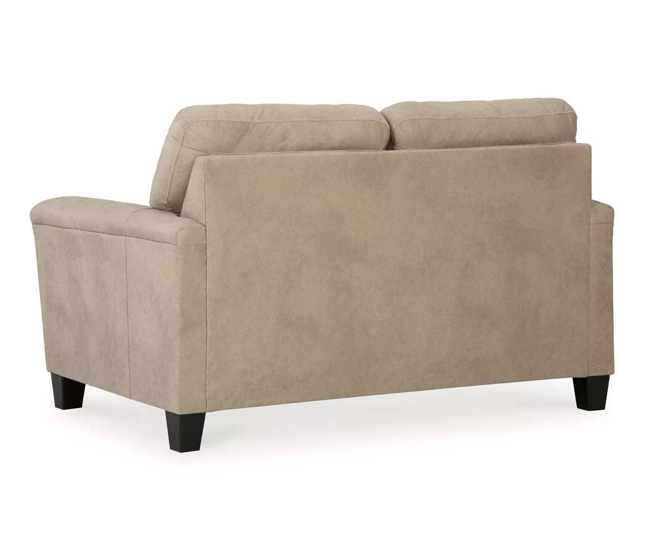 Tishen Pebble Sand Faux Leather Loveseat 5 Tishen Pebble Sand Faux Leather Loveseat - Image 5