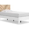 Signature Design By Ashley Piperton White Twin Panel Platform Bed