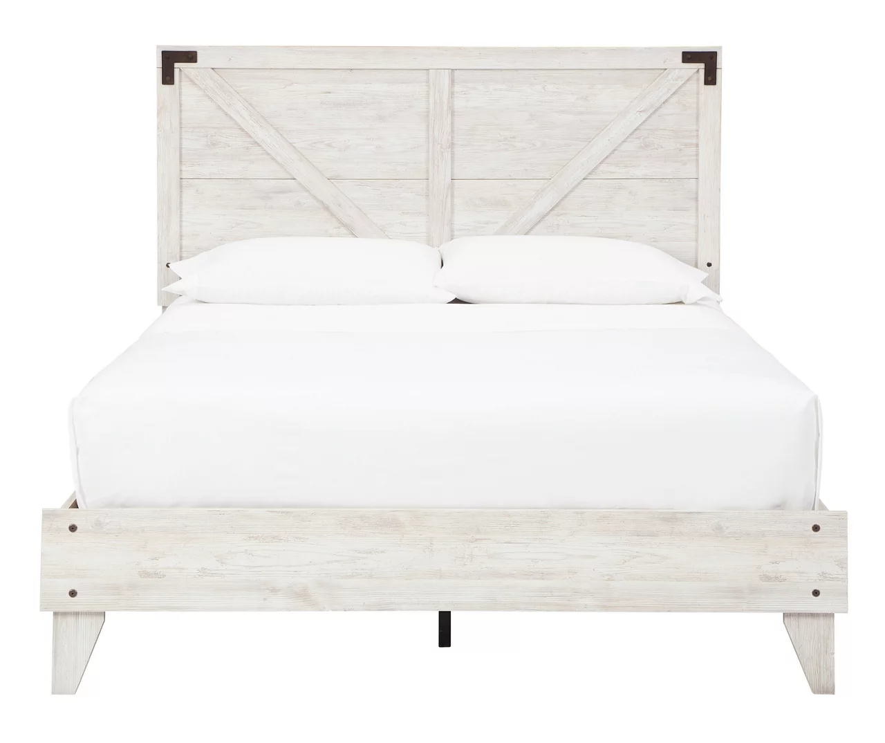 Signature Design By Ashley Shawburn Queen Crossbuck Panel Platform Bed 1 Signature Design By Ashley Shawburn Queen Crossbuck Panel Platform Bed