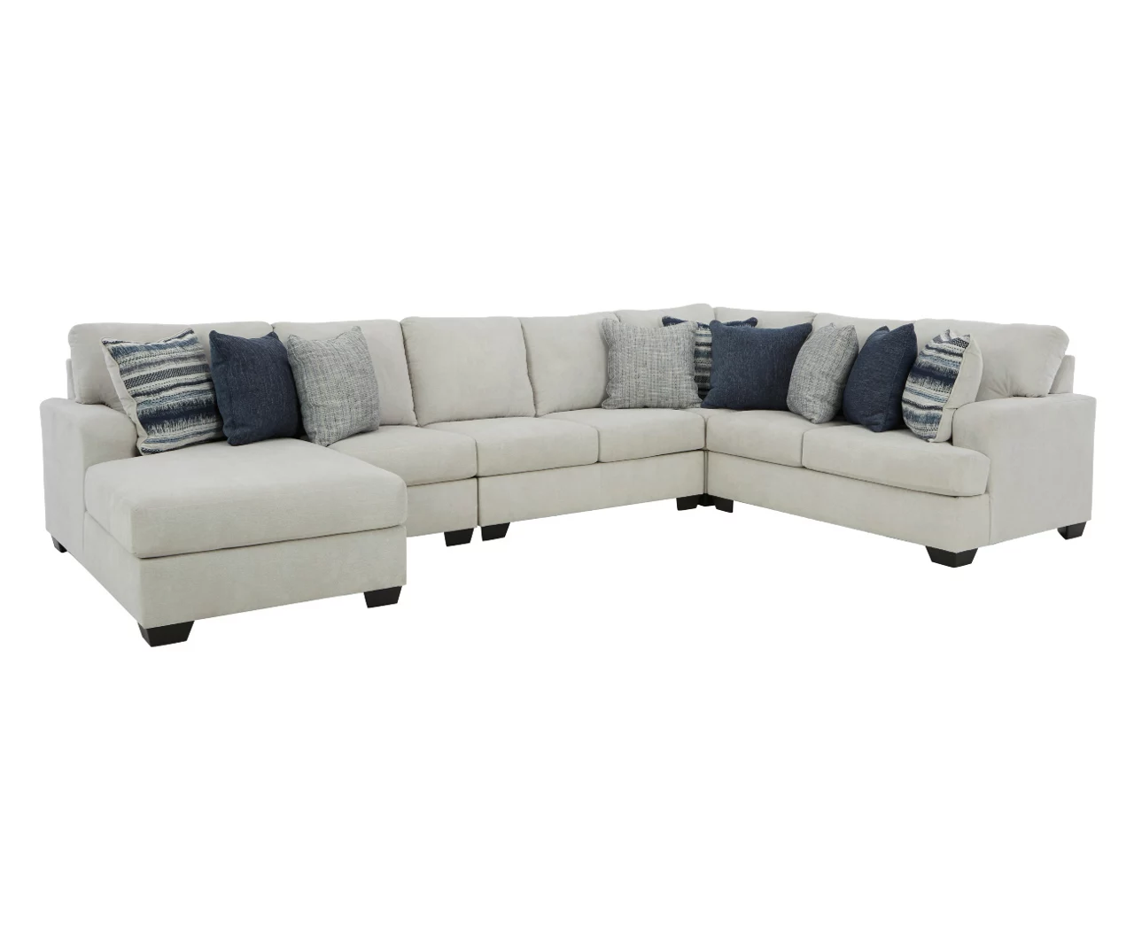 Signature Design By Ashley Lowder Stone 5-Piece Sectional With Left-Facing Chaise 1 Signature Design By Ashley Lowder Stone 5-Piece Sectional With Left-Facing Chaise