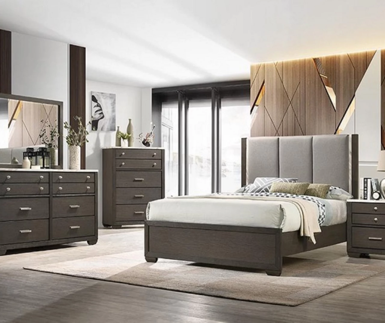 Southall King Upholstered Bed 2 Southall King Upholstered Bed - Image 2