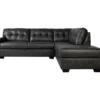Signature Design By Ashley Battstone Steel Faux Leather Sectional