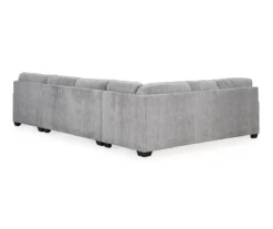 Broyhill Pembrey Pewter 3-Piece Sectional -Best Furniture Store combo980194 3